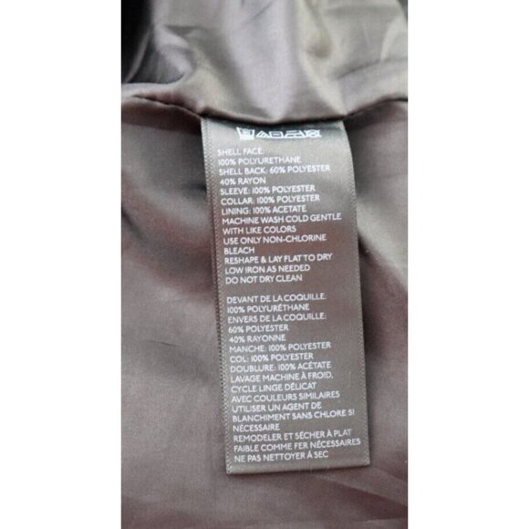 BDG Urban Outfitters Women's Medium Black Moto Jacket Teddy Sleeve Vegan Bomber - Picture 5 of 7